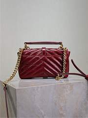 Fortok Saint Laurent College Mini chain bag Red 20×13×3cm - 2