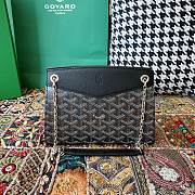 Fortok Goyard Rouette Structuré Mini bag in Black Goyardine canvas 20x15x6.5 cm - 1