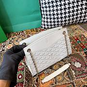 Fortok Goyard Rouette Structuré Mini bag in White Goyardine canvas 20x15x6.5 cm - 6