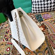 Fortok Goyard Rouette Structuré Mini bag in White Goyardine canvas 20x15x6.5 cm - 5