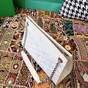 Fortok Goyard Rouette Structuré Mini bag in White Goyardine canvas 20x15x6.5 cm - 3
