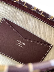 Fortok Moynat Nomade Pouch Burgundy 25.5 x 18 x 6.5 cm  - 2