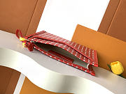 Fortok Moynat Nomade Pouch Red 25.5 x 18 x 6.5 cm - 3