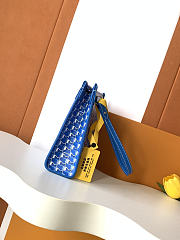 Fortok Moynat Nomade Pouch Blue 25.5 x 18 x 6.5 cm - 3
