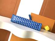 Fortok Moynat Nomade Pouch Blue 25.5 x 18 x 6.5 cm - 5