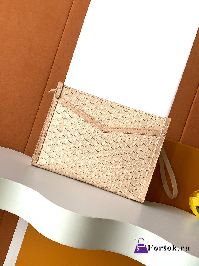 Fortok Moynat Nomade Pouch Beige 25.5 x 18 x 6.5 cm - 1