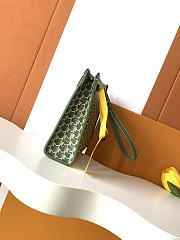 Fortok Moynat Nomade Pouch Green 25.5 x 18 x 6.5 cm - 4