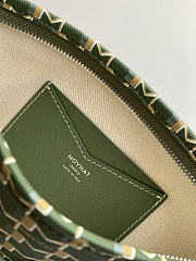 Fortok Moynat Nomade Pouch Green 25.5 x 18 x 6.5 cm - 2