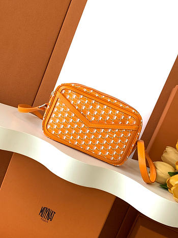 Fortok Moynat M-frame camera bag Orange 22x14x6.5cm
