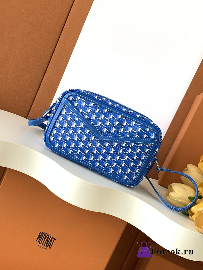Fortok Moynat M-frame camera bag Blue 22x14x6.5cm - 1