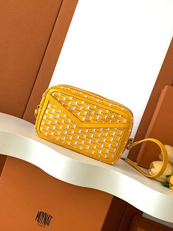 Fortok Moynat M-frame camera bag Yellow 22x14x6.5cm