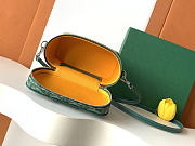 Fortok Goyard Muse Mini Vanity bag Green goyardine canvas 16 x 8 x 10cm - 4