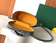 Fortok Goyard Muse Mini Vanity bag Grey goyardine canvas 16 x 8 x 10cm  - 3