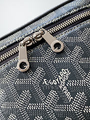Fortok Goyard Muse Mini Vanity bag Grey goyardine canvas 16 x 8 x 10cm  - 2