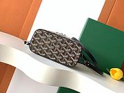 Fortok Goyard Muse Mini Vanity bag Black goyardine canvas 16 x 8 x 10cm - 4