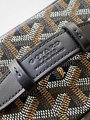 Fortok Goyard Muse Mini Vanity bag Black goyardine canvas 16 x 8 x 10cm - 2