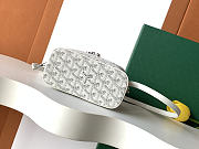 Fortok Goyard Muse Mini Vanity bag White goyardine canvas 16 x 8 x 10cm - 3