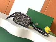 Fortok Goyard Muse Nano Vanity case Black Goyardine canvas 11 x 6.5 x 9cm - 4