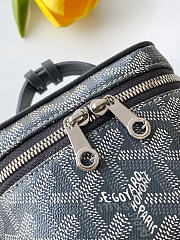 Fortok Goyard Muse Nano Vanity case Grey Goyardine canvas 11 x 6.5 x 9cm - 6