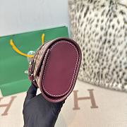 Fortok Goyard Double Travel Watch Case Burgundy 17x10x7cm - 3