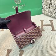 Fortok Goyard Double Travel Watch Case Burgundy 17x10x7cm - 5