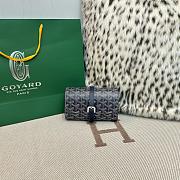 Fortok Goyard Double Travel Watch Case Navy Blue 17x10x7cm - 1