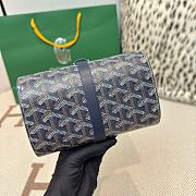 Fortok Goyard Double Travel Watch Case Navy Blue 17x10x7cm - 3