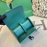 Fortok Goyard Double Travel Watch Case Green 17x10x7cm - 5