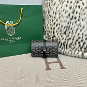 Fortok Goyard Double Travel Watch Case Black 17x10x7cm - 1