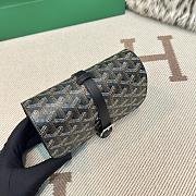 Fortok Goyard Double Travel Watch Case Black 17x10x7cm - 4