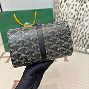 Fortok Goyard Double Travel Watch Case Black 17x10x7cm - 3
