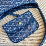 Fortok Goyard Boheme Hobo bag blue Goyardine Canvas 26cm x 11cm x 22cm - 2