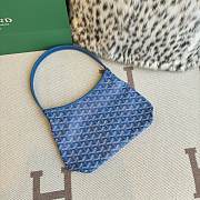 Fortok Goyard Boheme Hobo bag blue Goyardine Canvas 26cm x 11cm x 22cm - 3