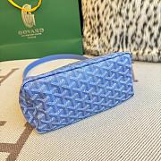 Fortok Goyard Boheme Hobo bag Light blue Goyardine Canvas 26cm x 11cm x 22cm - 5