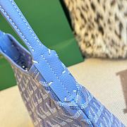Fortok Goyard Boheme Hobo bag Light blue Goyardine Canvas 26cm x 11cm x 22cm - 4