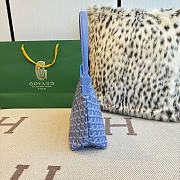 Fortok Goyard Boheme Hobo bag Light blue Goyardine Canvas 26cm x 11cm x 22cm - 2