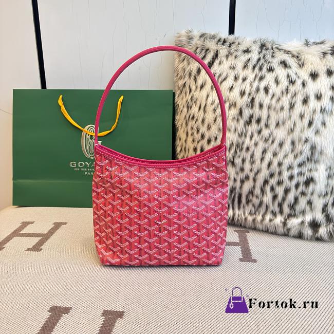 Fortok Goyard Boheme Hobo bag Hot Red Goyardine Canvas 26cm x 11cm x 22cm - 1