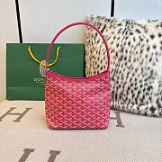 Fortok Goyard Boheme Hobo bag Hot Red Goyardine Canvas 26cm x 11cm x 22cm - 1