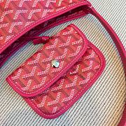 Fortok Goyard Boheme Hobo bag Hot Red Goyardine Canvas 26cm x 11cm x 22cm - 4