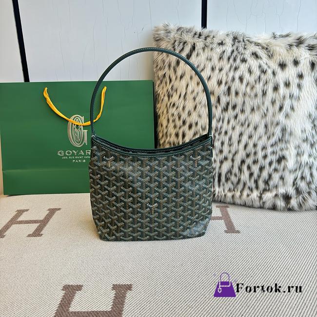 Fortok Goyard Boheme Hobo bag Olive Green Goyardine Canvas 26cm x 11cm x 22cm - 1