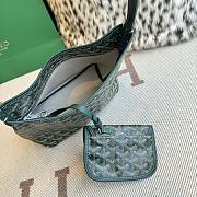 Fortok Goyard Boheme Hobo bag Olive Green Goyardine Canvas 26cm x 11cm x 22cm - 5