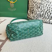 Fortok Goyard Boheme Hobo Green blue Goyardine Canvas 26cm x 11cm x 22cm - 4