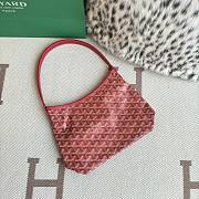 Fortok Goyard Boheme Hobo bag Red Goyardine Canvas 26cm x 11cm x 22cm - 3