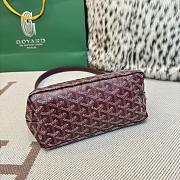 Fortok Goyard Boheme Hobo bag Burgundy Goyardine Canvas 26cm x 11cm x 22cm - 3