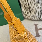 Fortok Goyard Boheme Hobo bag Yellow Goyardine Canvas 26cm x 11cm x 22cm - 5