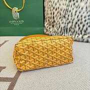 Fortok Goyard Boheme Hobo bag Yellow Goyardine Canvas 26cm x 11cm x 22cm - 3