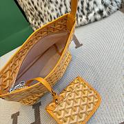Fortok Goyard Boheme Hobo bag Yellow Goyardine Canvas 26cm x 11cm x 22cm - 2
