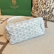 Fortok Goyard Boheme Hobo bag White Goyardine Canvas 26cm x 11cm x 22cm  - 3