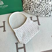 Fortok Goyard Boheme Hobo bag White Goyardine Canvas 26cm x 11cm x 22cm  - 2