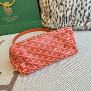 Fortok Goyard Boheme Hobo bag Orange Goyardine Canvas 26cm x 11cm x 22cm - 4